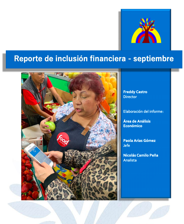 Reporte de inclusión financiera - septiembre
