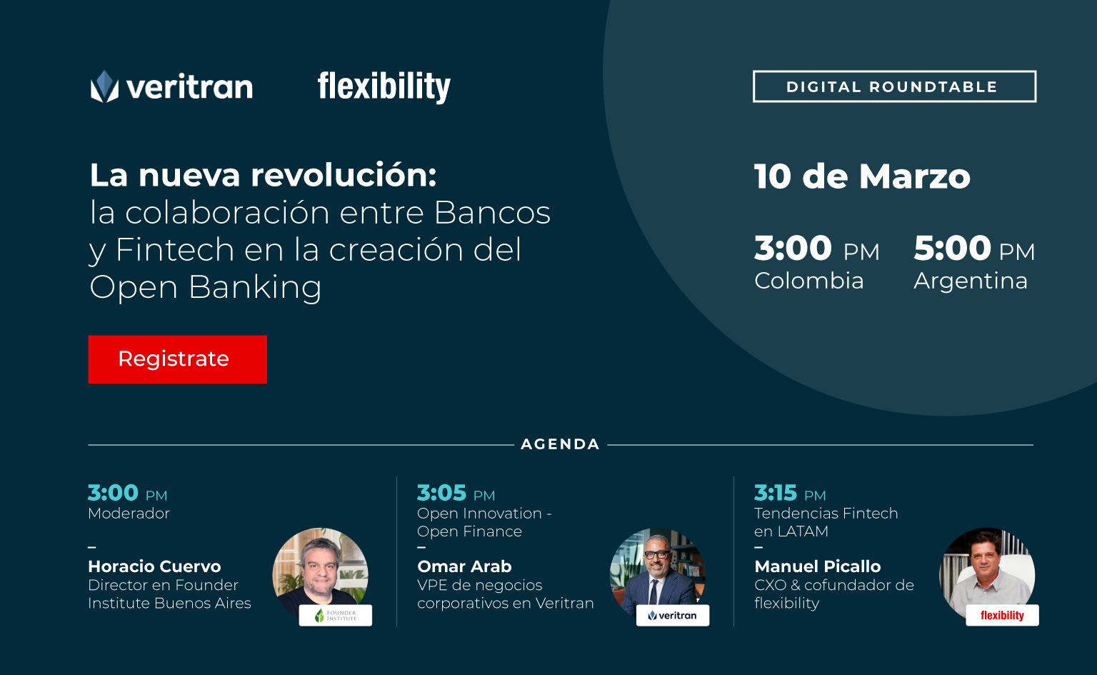Digital Roundtable: La Nueva Revolución: la colaboración entre Bancos y Fintech para la creación del Open Banking