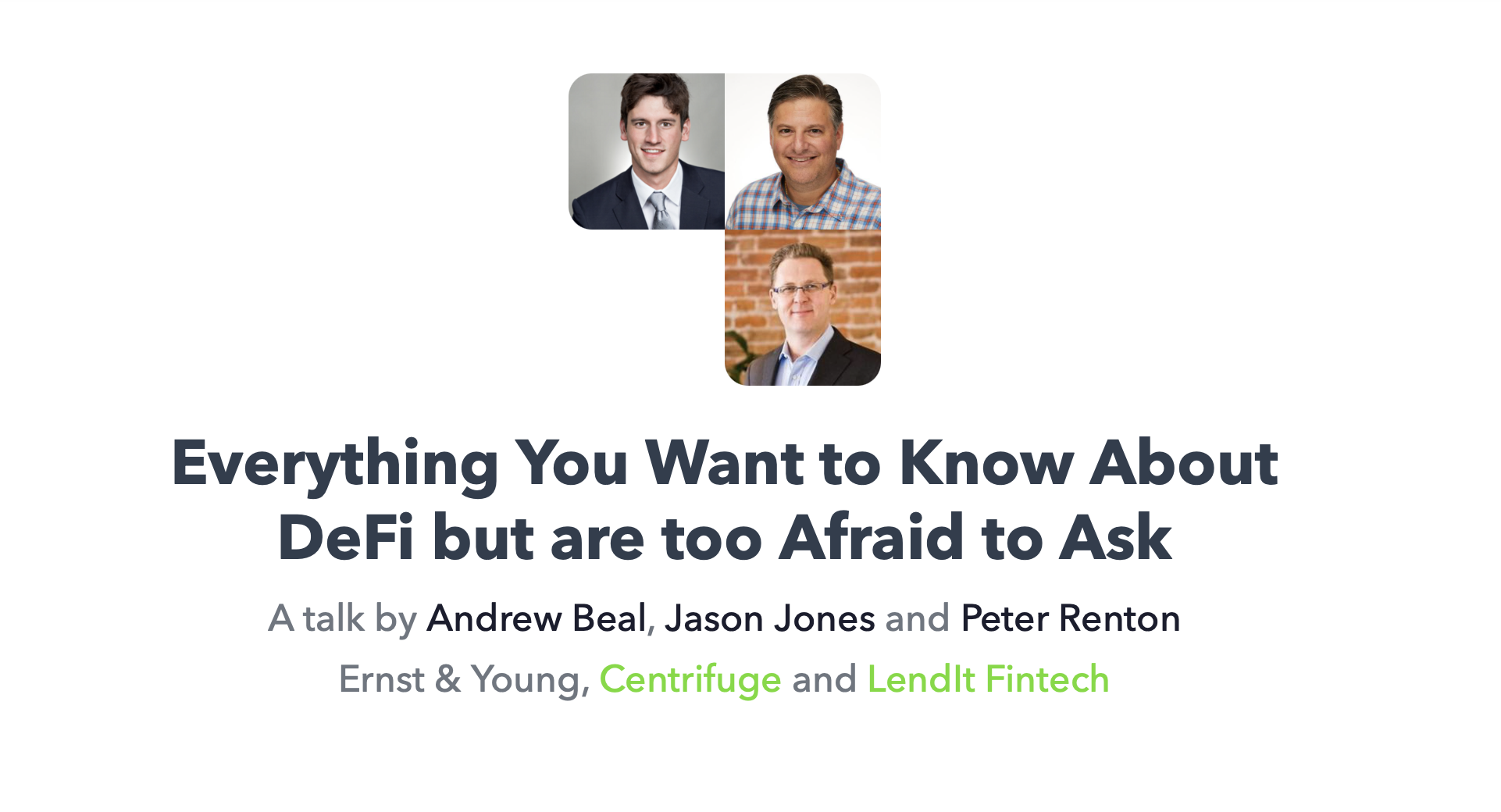 Everything You Want to Know About DeFi but are too Afraid to Ask