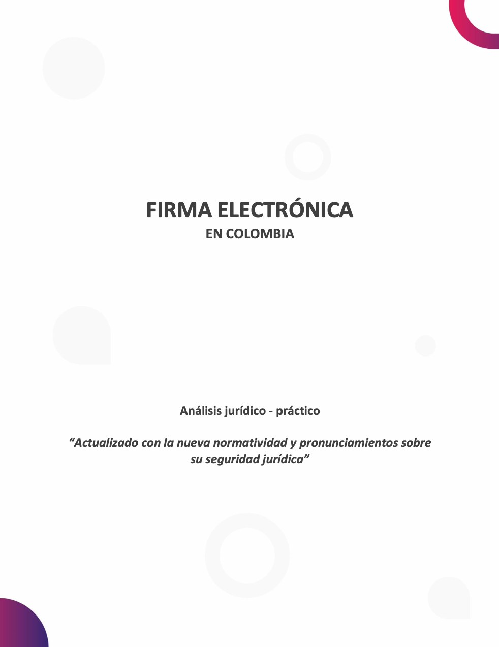 Firma Electrónica en Colombia 2021