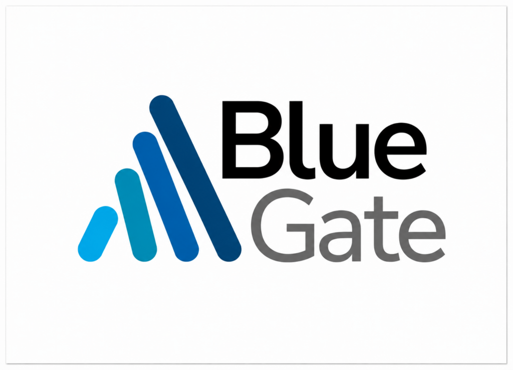 Blue gate